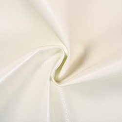 Ткань Дерматин (Кожзам) для мебели, цвет Белый (на отрез)  в Котельниках