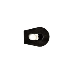 Зажим для шнура 4 мм KL цвет Чёрный + Белый (поштучно)  в Котельниках