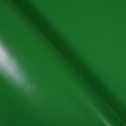 Тентовый материал ПВХ 450 гр/м2, Зелёный (Ширина 160см), на отрез  в Котельниках, 450 г/м2, 799 руб