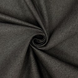Ткань Рогожка (мебельная), цвет Тёмно-Серый (на отрез)  в Котельниках