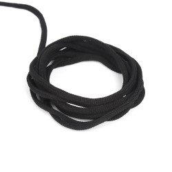 Шнур для одежды 4,5 мм, цвет Чёрный (на отрез)  в Котельниках