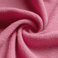 Флис Односторонний 130 гр/м2, цвет Розовый (на отрез)  в Котельниках