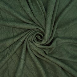 Ткань Флис Односторонний 130 гр/м2, цвет Темный хаки (на отрез)  в Котельниках