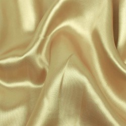 Ткань Атлас-сатин ЛЮКС, цвет Золотой (на отрез)  в Котельниках