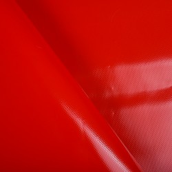 Ткань ПВХ 450 гр/м2, Красный (на отрез)  в Котельниках