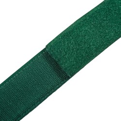 Контактная лента 40мм (38мм)  Зелёный (велькро-липучка, на отрез)  в Котельниках