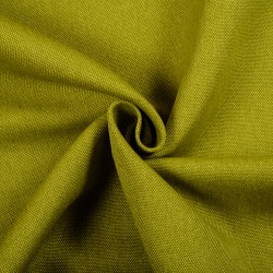 Ткань Рогожка (мебельная), цвет Зелёный (на отрез)  в Котельниках