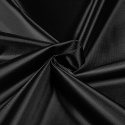 *Ткань Оксфорд 210D PU, цвет Черный (на отрез)  в Котельниках