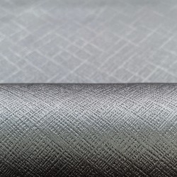 Ткань Блэкаут для штор светозатемняющая 100% &quot;Орнамент Серый&quot; (на отрез)  в Котельниках